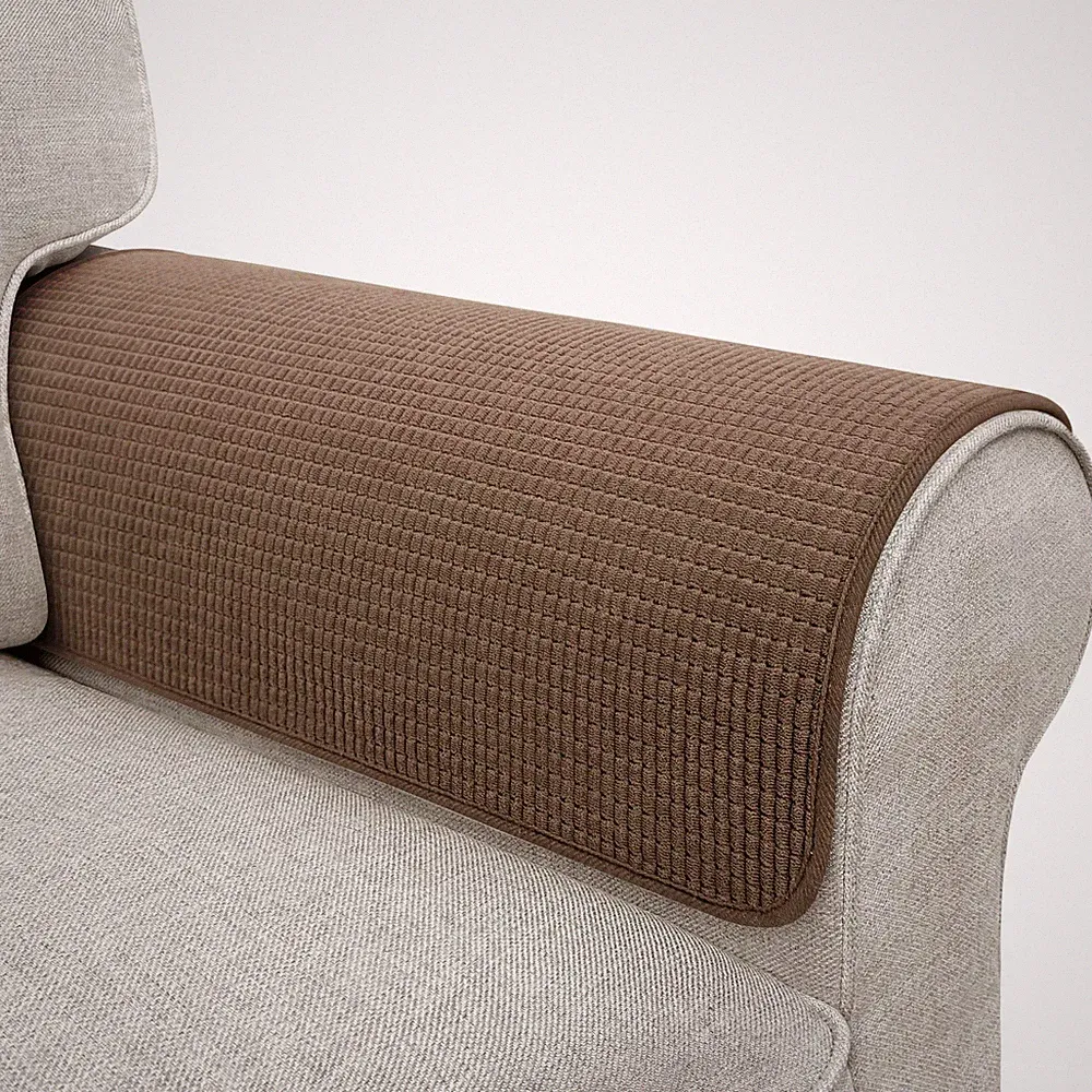 Waterproof Couch Arm Covers Set of 2 - Non-Slip Recliner Sofa Protectors